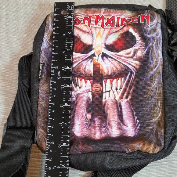 Iron Maiden Rocksax Crossbody Shoulder Bag NWT 2022 Official Licensed - Picture 9 of 10